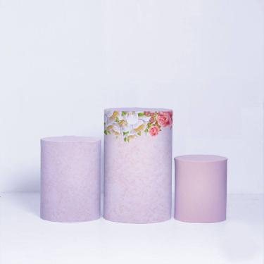 Imagem de Trio de Capa Cilindro para Festa de 15 anos Veste Fácil C/elástico