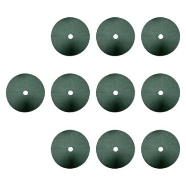 Imagem de Baoblaze 10pcs Árvore anéis de cobertura morta barreira de maconha paisagismo jardinagem jardinagem hidratável Protetor de árvore não tecida sem tecido de, Hole de 82cm de 10