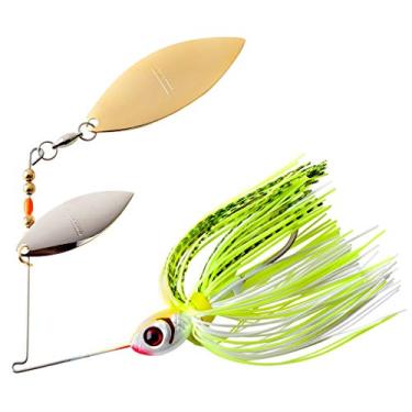 Imagem de BOOYAH Blade Double Willow Chartreuse White Shad 1/56.7 g, tamanho único (BYBW12646)