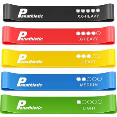 Imagem de Pulseiras de Resistência/Pulseiras de Exercício/Pulseiras de Fitness, Conjunto de 5, com Guia de Exercícios, EBook e Bolsa de Transporte – 5X Power Body Workout Band para Pernas e Bumbum, Yoga, Crossfit, Treino de Força, Pilates