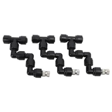 Imagem de Reptile Mister Bicos 360 Graus Ajustável Reptile de Refrigeração Bicos Para Estufa Pátio Rainforest Tanque Durável Plástico Cobre Construção 3 Pack