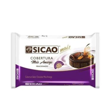 Imagem de Chocolate Cobertura Meio Amargo em Barra Mais 2,1Kg Sicao