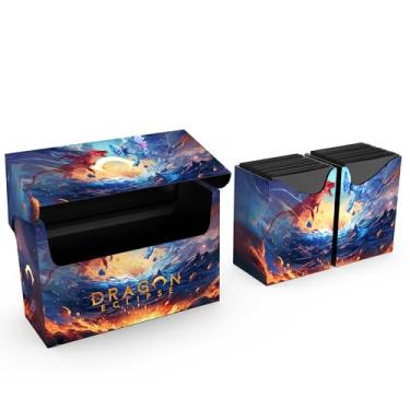 Imagem de Awaken Realms Dragon Eclipse Combat Deck Box – Álbum de capa dura premium com arte deslumbrante, mergulhe no mundo do eclipse de dragão, feito