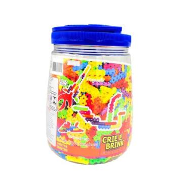 Imagem de CRIE E BRINK PINOS Peças De Montar Crianças POTE 500 PECAS