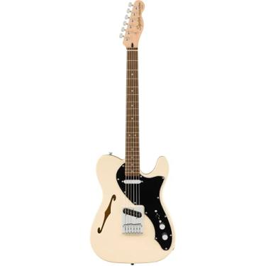 Imagem de Fender Guitarra Elétrica Squier Affinity Series Telecaster Thinline - Olympic White com Escala de Louro