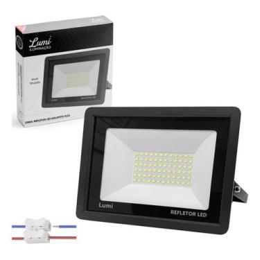Imagem de Refletor Holofote Led Smd 200w Ip67 Branco Frio Bivolt Lumi - Geral