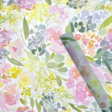 Imagem de Papel de Parede Adesivo Floral, Decoração para Sala, Quarto e Banheiro 5m x 45cm