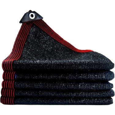 Imagem de Tampa de pano de barro solar de barro solar de malha solar 3x7m, rede de tonalidade de jardim, com ilhós reforçados, para o jardim de capa da capa da planta do pátio pérgola estufa, varanda,