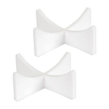 Imagem de Yes!Fresh Suporte De Acrílico Para Bolas Futebol, Basquete, Vôlei, Rúgbi, Armazenamento Esportes, Estojos Troféus E Autógrafos (8,9 X 3,3 Cm, Branco)