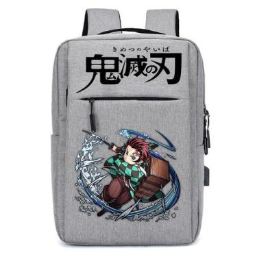 Imagem de Mochila EsCritorio Juvenil Menino Menina Div Estudantil Demoníaca Anim