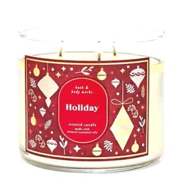Imagem de Bath & Body Works, Vela de 3 pavios White Barn com óleos essenciais - 411 g - Aromas de Natal 2021! (Feriado)