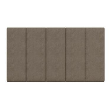 Imagem de Cabeceira Estofada Para Cama Solteiro Dakota Capucc - Móveis Arapongas