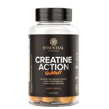 Imagem de Creatine Action Gummy Laranja 60UN - Essential Nutrition
