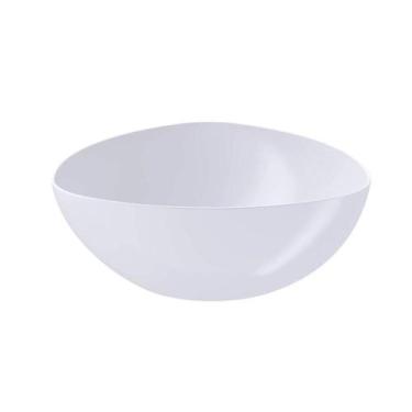 Imagem de Saladeira Triangular Essential 2,5L Branco Tigela de Plástico Bacia Pi