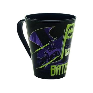 Imagem de Caneca de Plástico Infantil 360 ml Personagens Plasútil, Batman
