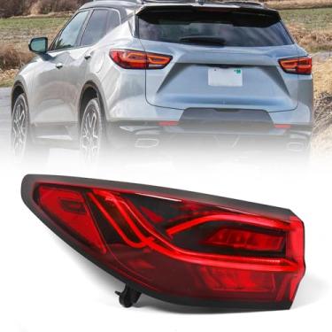 Imagem de Huray Luz traseira externa de LED esquerda adequada para Chevy Blazer 2023 2024 2025 LH lanterna traseira lâmpada traseira conjunto de lâmpada de freio original substituição para 85039998 (lado do