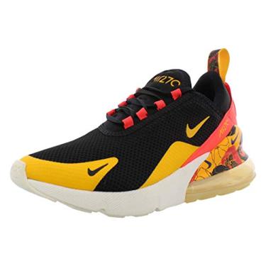 Imagem de Tênis de corrida feminino Nike Air Max 270 Se Ar0499, Black/University Gold, 7