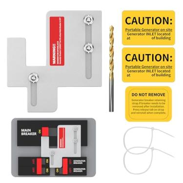 Imagem de Joinfworld Kit De Intertravamento De Gerador Compatível Com Painéis Eaton Cutler Hammer Br E Ch Series 150 E 200 Amp, Kit De Intertravamento Eaton Com Espaçamento De 1 1/4 A 1 7/16 Polegadas Entre
