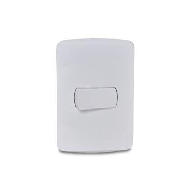 Imagem de Conjunto Interruptor Simples 10A 250V Pl/Br Miluz S3B62010, Schneider Electric, Branco