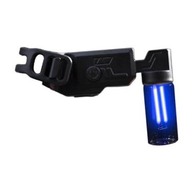 Imagem de KiBcsLic Lanterna traseira de bicicleta, luz de ciclismo, lanterna traseira de bicicleta para viagens ao ar livre, Azul