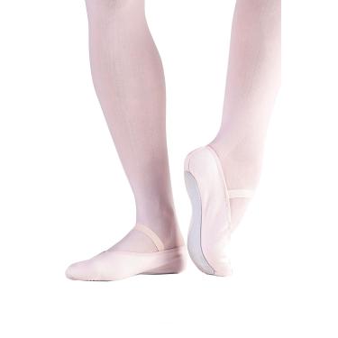 Imagem de Sapatilha Meia-Ponta Sola Inteira, Lona, Só Dança F22, Rosa, 31