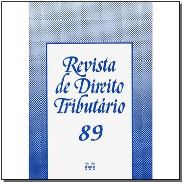 Imagem de Revista De Direito Tributario Vol. 89