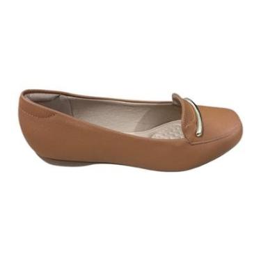 Imagem de Sapatilha Mocassim Feminina Modare Ultraconforto Fivéla Dourado-Feminino