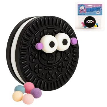 Imagem de Brinquedo Squishy Sensorial De Aperto Bolachinha Com Bola para Alívio 