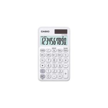 Imagem de Calculadora De Bolso 10 Digitos Branca - Sl-310uc-bu-w-dc - CASIO
