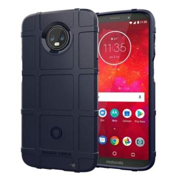 Imagem de Capa Case Moto Z3 Play (Tela 6) Rugged Shield Anti Impacto (Azul)