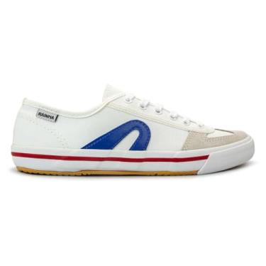 Imagem de Tênis Casual Rainha Vl 2500, Unissex, Branco/Azul/Vermelho, 36