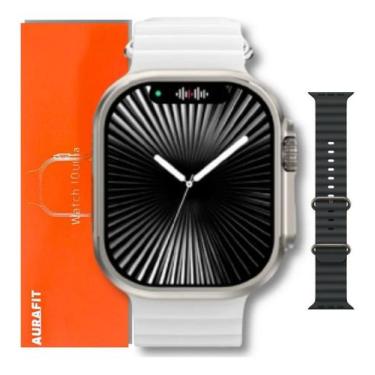 Imagem de Smartwatch aurafit am08 ultra prata