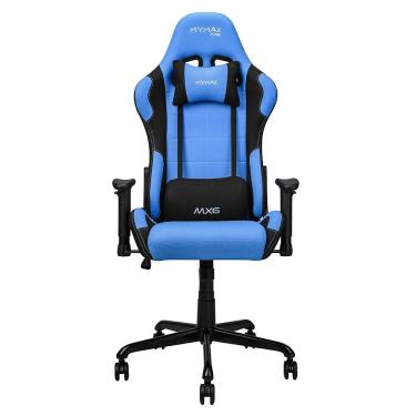 Imagem de Cadeira Gamer MX6 em Tecido Giratoria Azul Mymax MYMAX
