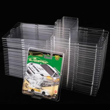 Imagem de generic Capa Protetora Premium Tipo Concha Com 12 Peças, Compatível A Série Hot Wheels Pop Culture, Blister Transparente De 0,75 Mm Espessura Para Carrinhos Brinquedo
