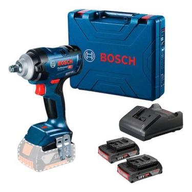 Imagem de Chave De Impacto Bosch Gds 18v400 Com 2 Bat + Carregador