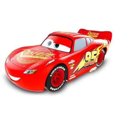 Imagem de Carro 13cm Relâmpago Mcqueen do Carros Carrinho Roda Livre Brinquedo -