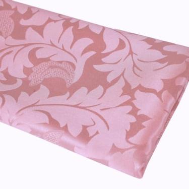 Imagem de Toalha De Mesa Jantar Jacquard Lucy Tecido Grosso Premium Varias Cores e Tamanhos (Rose, 2,10 X 1,40m)