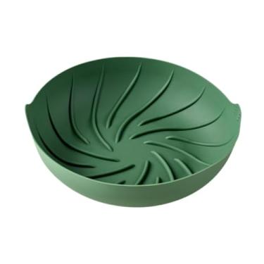 Imagem de ＫＬＫＣＭＳ Base de Silicone para Fritadeira a Ar, Acessório de Cozinha, Bandeja Redonda para Assar, L