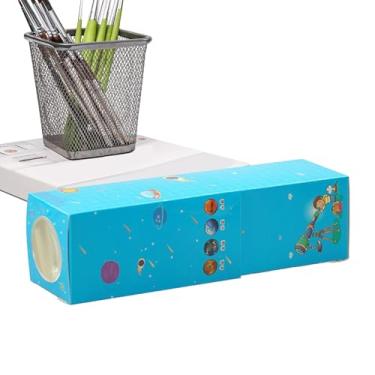 Imagem de Telescópio De Para Crianças,Telescópio de Cartão - Kit De Ciências Caseiro De Para Meninos Meninas Família Atividades Ao Ar Livre Escola E Iniciantes Com