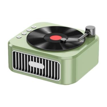 Imagem de ZGUZMCMK Rádio Portátil com Alto-falante Elegante Grayente 800mAh para Ouvir Música em Mesa em Casa E Acampar Ao Ar Livre, Verde
