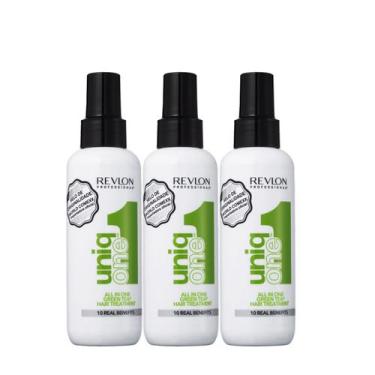 Imagem de Kit Revlon Uniq One All in One Green Tea - Leave in 150ml (3 produtos)