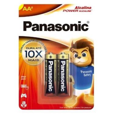 Imagem de Pilha Panasonic AA Alcalina com 2 unidades