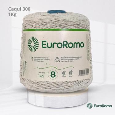 Imagem de Barbante Nº 8 da EuroRoma com 1Kg, 300 | CAQUI