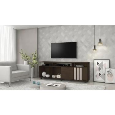 Imagem de Rack Atraente Para Tv 70" JCM Movelaria - Café Soft/Off