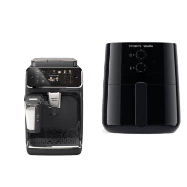 Imagem de Cafeteira LatteGo 4400 + Airfryer Série 3000