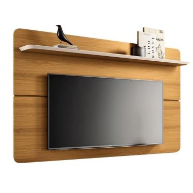 Imagem de Painel Para Suspenso 70 Pol 180cm Curv Cinamomo/off White - Hb Móveis