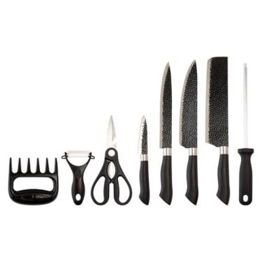 Imagem de Faqueiro Churrasco Kit 8 Pcs Aco Inox E Plástico Clink