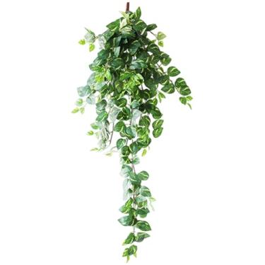 Imagem de Vinhas artificiais de hera artificial, 109 cm de comprimento, decoração falsa, grande, planta, vegetação para casa, sala, prateleira, escritório