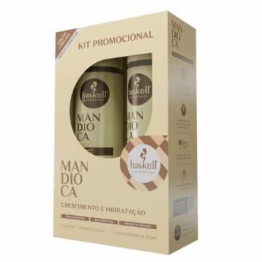 Imagem de Kit Shampoo + Condicionador Haskell Mandioca 300ml