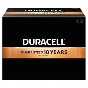 Imagem de Bateria Duracell PGD MN1400 Coppertop Alkaline C tamanho 12, pacote co